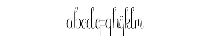 Goshty Doll Demo Font LOWERCASE