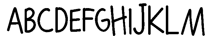 Gossamer Noon Sans Regular Font UPPERCASE