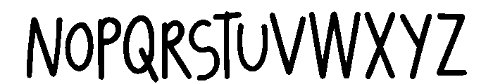 Gossamer Noon Sans Regular Font UPPERCASE