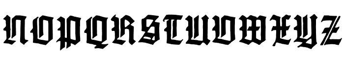 GotenburgA-Bold Font UPPERCASE