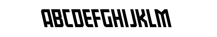 Gotham Knights Leftalic Font LOWERCASE