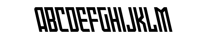 Gotham Knights Mid Leftalic Font UPPERCASE