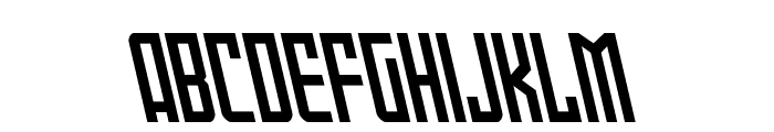 Gotham Knights Shift Leftalic Font UPPERCASE