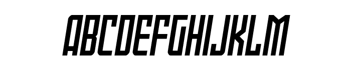 Gotham Knights Shift Semi-Ital Font UPPERCASE