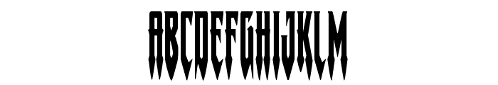 Gotharctica Condensed Font UPPERCASE