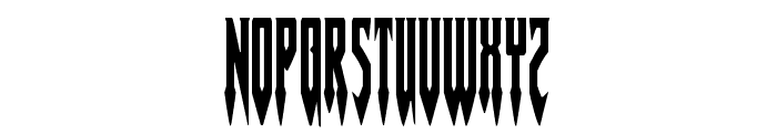 Gotharctica Condensed Font UPPERCASE