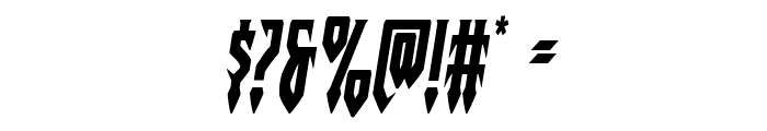 Gotharctica Italic Font OTHER CHARS