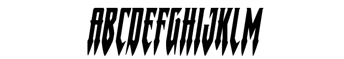 Gotharctica Italic Font UPPERCASE