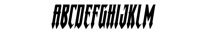 Gotharctica Italic Font LOWERCASE