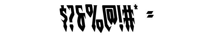 Gotharctica Leftalic Font OTHER CHARS