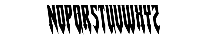 Gotharctica Leftalic Font UPPERCASE