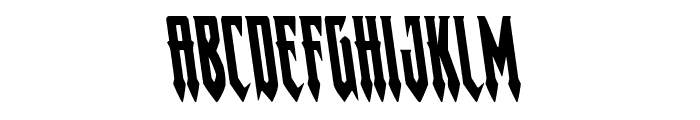 Gotharctica Leftalic Font LOWERCASE