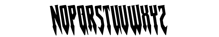 Gotharctica Rotated Font UPPERCASE