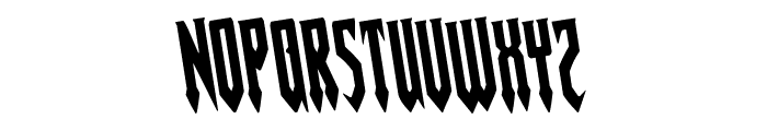Gotharctica Rotated Font LOWERCASE