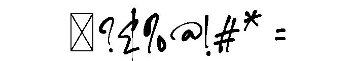 Gothenburg Demo Font OTHER CHARS