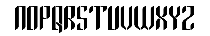 Gothic 45 Font UPPERCASE