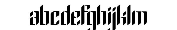 Gothic 45 Font LOWERCASE
