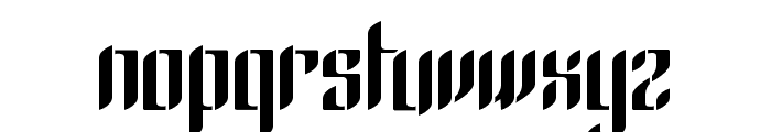 Gothic 45 Font LOWERCASE