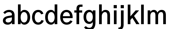Gothic A1 SemiBold Font LOWERCASE