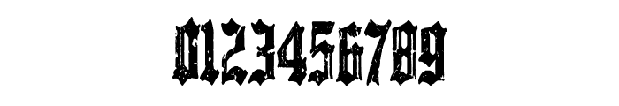 Gothic Destroyer Font OTHER CHARS