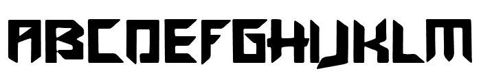 Gothic Gotera Font LOWERCASE