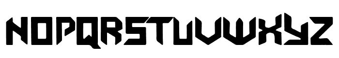 Gothic Gotera Font LOWERCASE