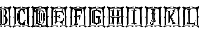 Gothic Kapital St Font UPPERCASE