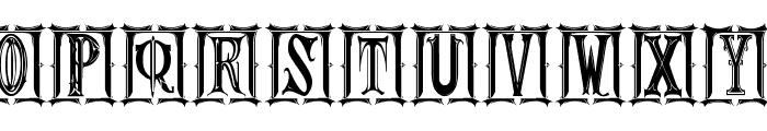 Gothic Kapital St Font UPPERCASE