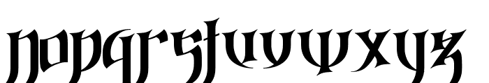 Gothic-Love-Letters Font LOWERCASE