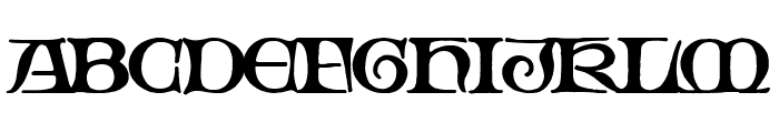 Gothic Manus Font UPPERCASE