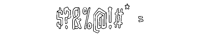 Gothic Orchestra Font OTHER CHARS