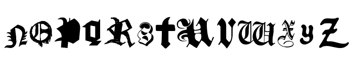 Gothic Punk Font UPPERCASE