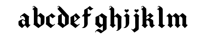 Gothic Valentine PERSONAL USE O FONT