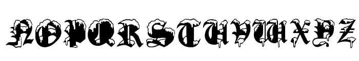 Gothic Winter Font UPPERCASE
