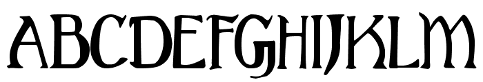 GothicBirthdayCake Font UPPERCASE
