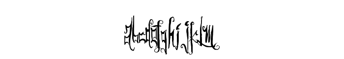 GothicFriends Font LOWERCASE