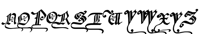GothicMajuscles Font LOWERCASE