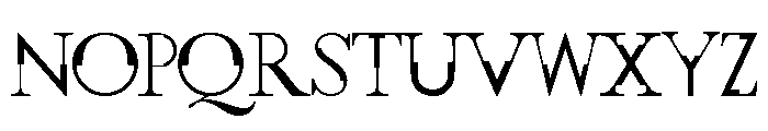 GothicVilleRegular Font UPPERCASE