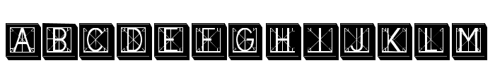 Gothica Regular Font UPPERCASE