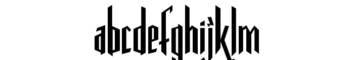 Gothickella Free Font LOWERCASE