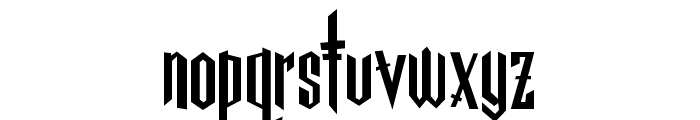 Gothickella Free Font LOWERCASE