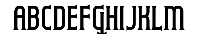 Gothicum Font UPPERCASE