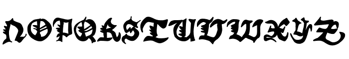 Gothicus Vulgaris Font UPPERCASE
