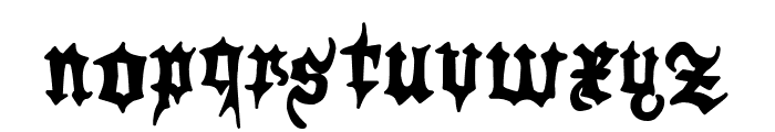 Gothicus Vulgaris Font LOWERCASE