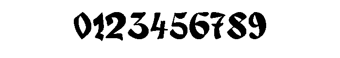 Gotica Prime Font OTHER CHARS