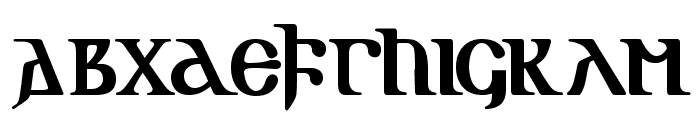 Gotik AOE Font LOWERCASE