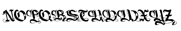 Gotique Font UPPERCASE