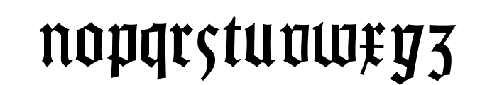 GotischWeissUNZ1A-Italic Font LOWERCASE