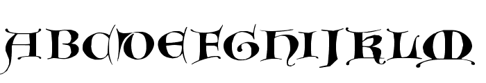 GotischeMajuskel Font LOWERCASE