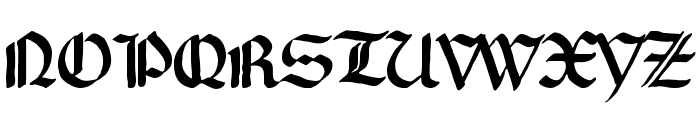 GotischeMissalschrift Font UPPERCASE